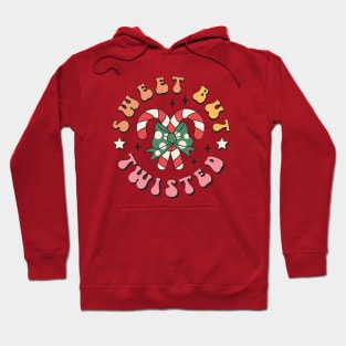 Sweet but Twisted Christmas Candy Cane Gift Hoodie